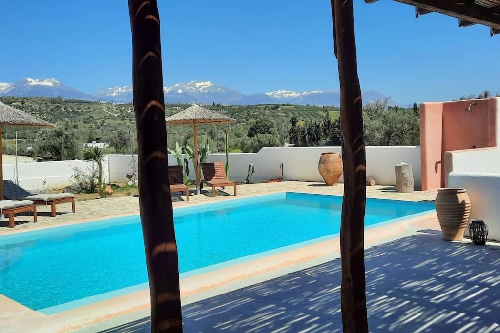 Villa Louloudia Stylish Luxury Villa With Private Pool Pitsidia Dış mekan fotoğraf
